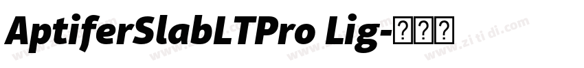 AptiferSlabLTPro Lig字体转换